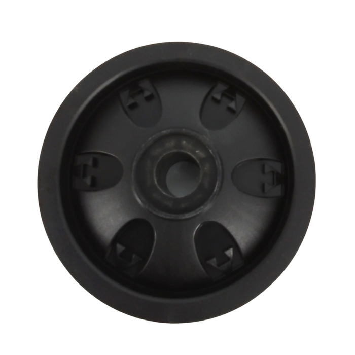 Ruota Ø105 Nera con tappo fermaruota
