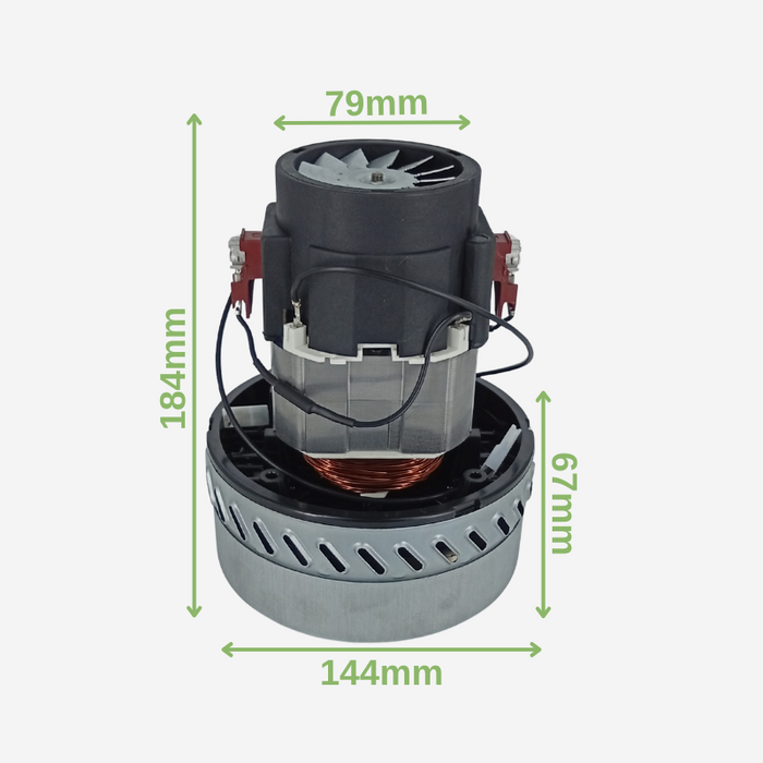Motore aspirapolvere bistadio by pass 220V 1500/1750W