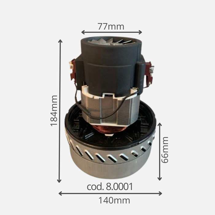 Motore aspirapolvere bistadio by pass 220V 1500/1750W