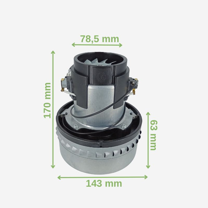 Motore aspirapolvere bistadio by pass 220V 1300W